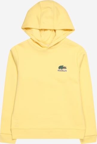 LACOSTE Sweatshirt in Geel: voorkant