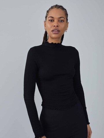 LeGer by Lena Gercke - Camiseta 'Havin' en negro: frente