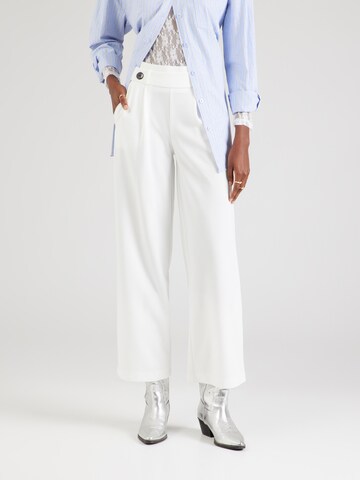 Wide Leg Pantalon à pince 'GEGGO' JDY en blanc : devant