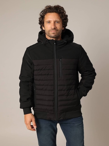 Veste mi-saison 'MENTOR' Deeluxe en noir : devant