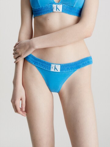 Calvin Klein Swimwear Bikinihose in Blau: predná strana