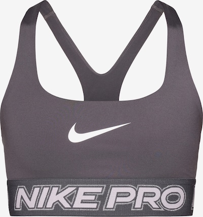 Sportinė liemenėlė iš NIKE, spalva – pilka / balta, Prekių apžvalga