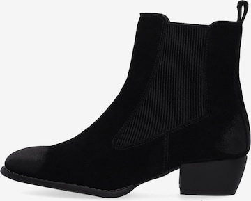 VENEZIA Chelsea Boots in Schwarz: Vorderseite