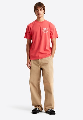 VANS - Camiseta 'Stacked Hi' en rojo