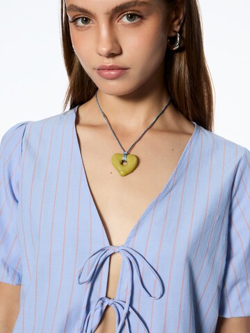 Chemisier Pull&Bear en bleu