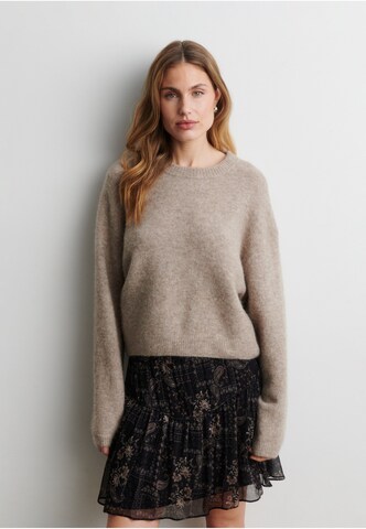 SECOND FEMALE - Jersey 'Varano' en beige: frente
