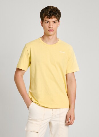 Pepe Jeans Shirt 'Aaron' in Geel: voorkant