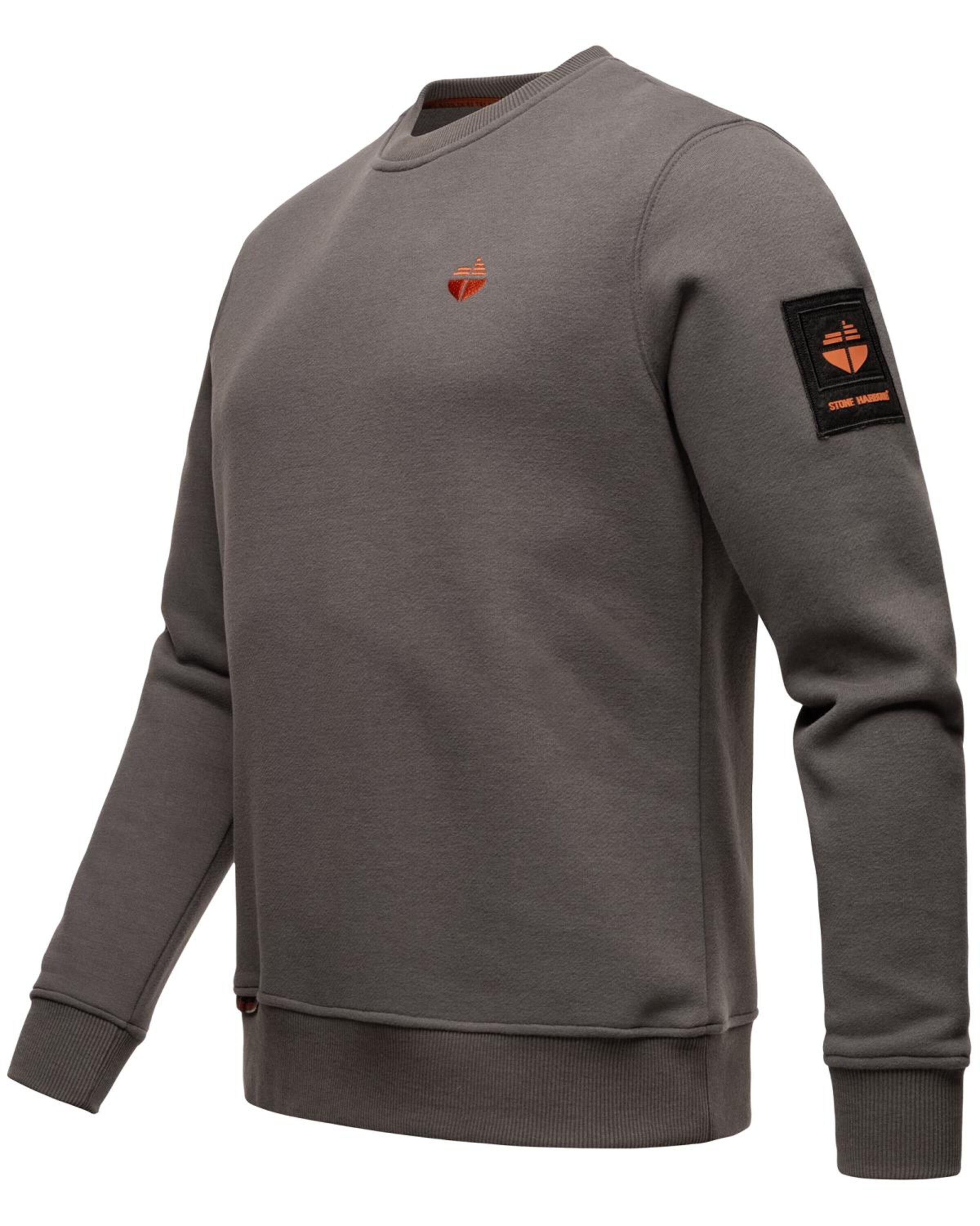 Männer Große Größen STONE HARBOUR Sweatshirt 'Boo Brock' in Dunkelgrau - RI59788 Männer Große Größen STONE HARBOUR Sweatshirt 'Boo Brock' in Dunkelgrau - RI59788