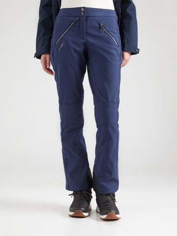 KILLTECregular Sportske hlače 'KSW 312' - plava boja: prednji dio