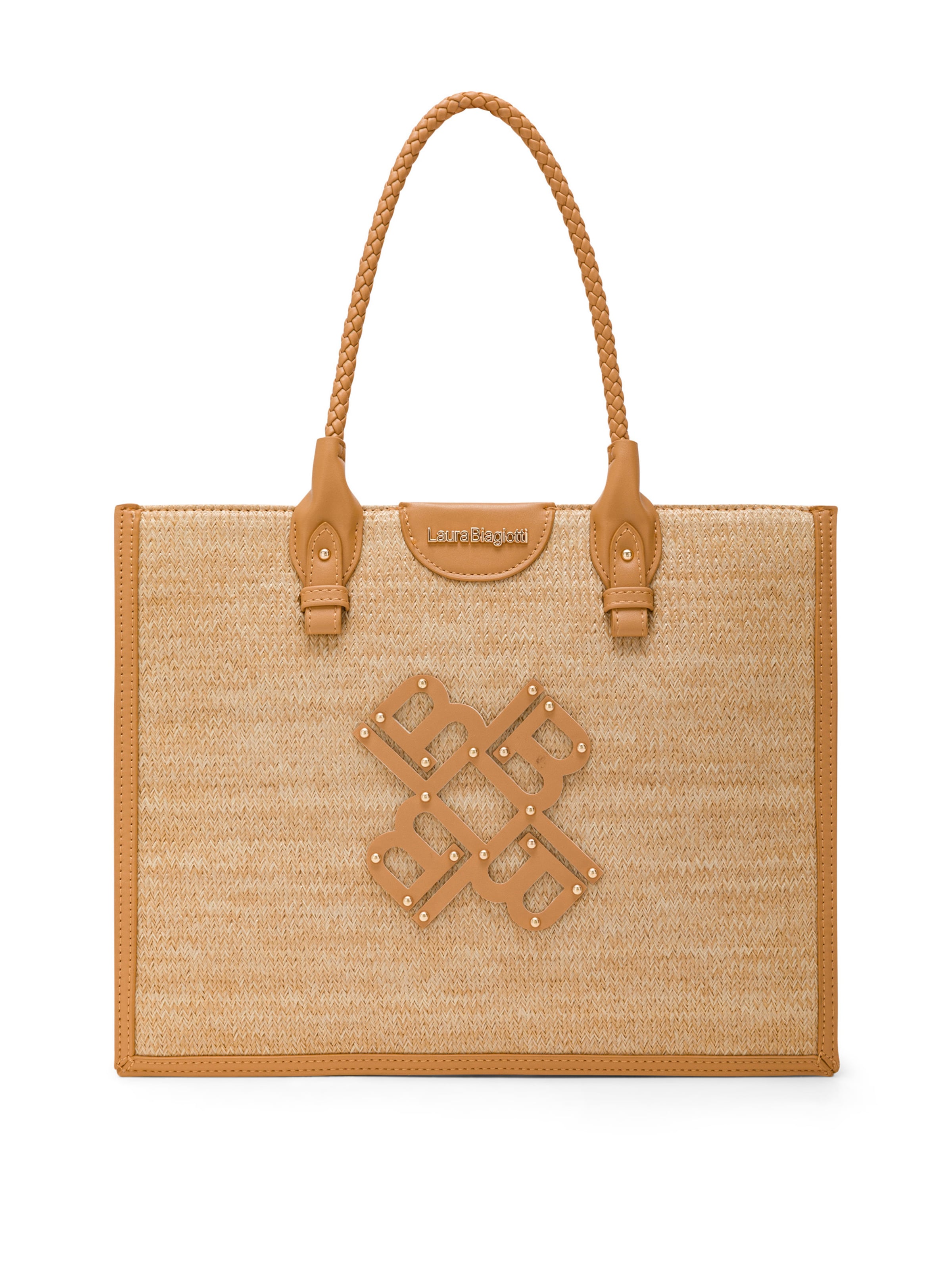Shopper 'Bandy 1' in One Size Laura Biagiotti di colore cognac, Visualizzazione prodotti