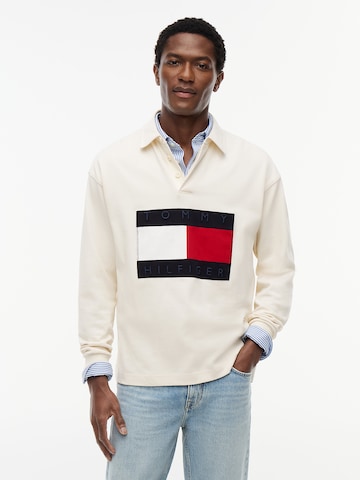 T-Shirt TOMMY HILFIGER en blanc : devant