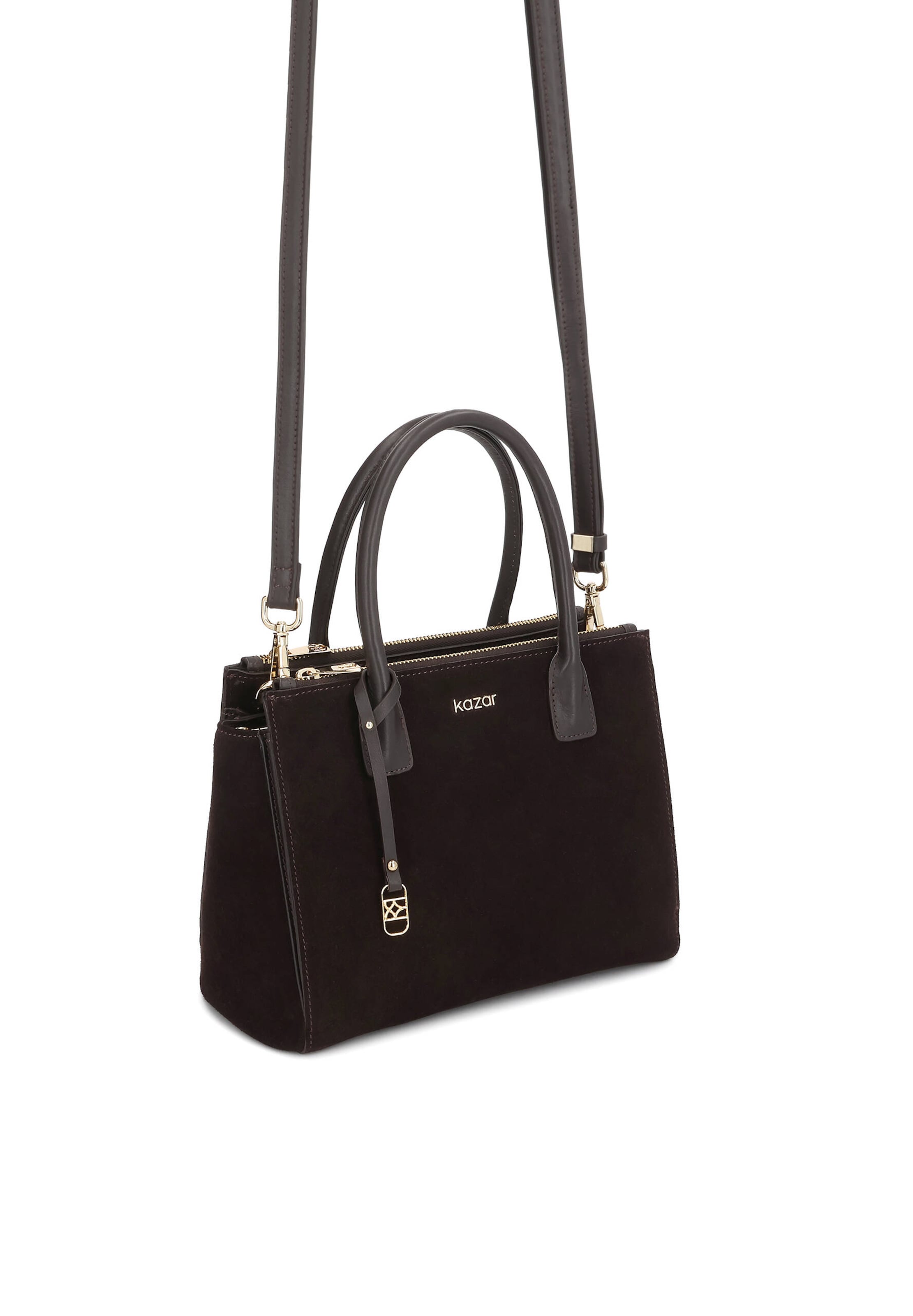 Borsa a mano di Kazar in marrone