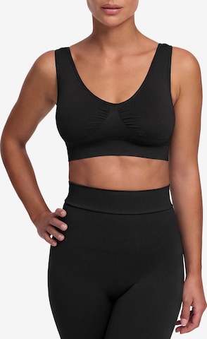 Soutien-gorge 'Comfy Bra' cfab by creamy fabrics en noir : devant
