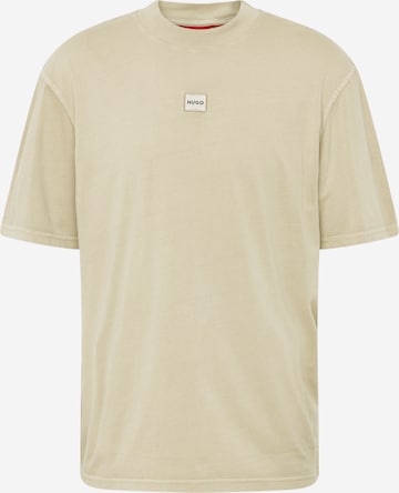 HUGO T-shirt 'Direzzi' i brun: framsida