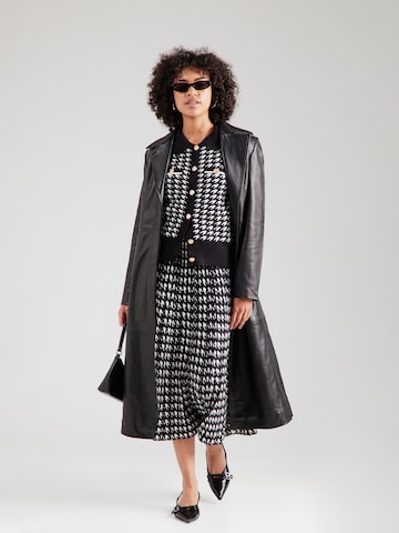 Derhy Strickjacke 'BARBERINE' in Schwarz