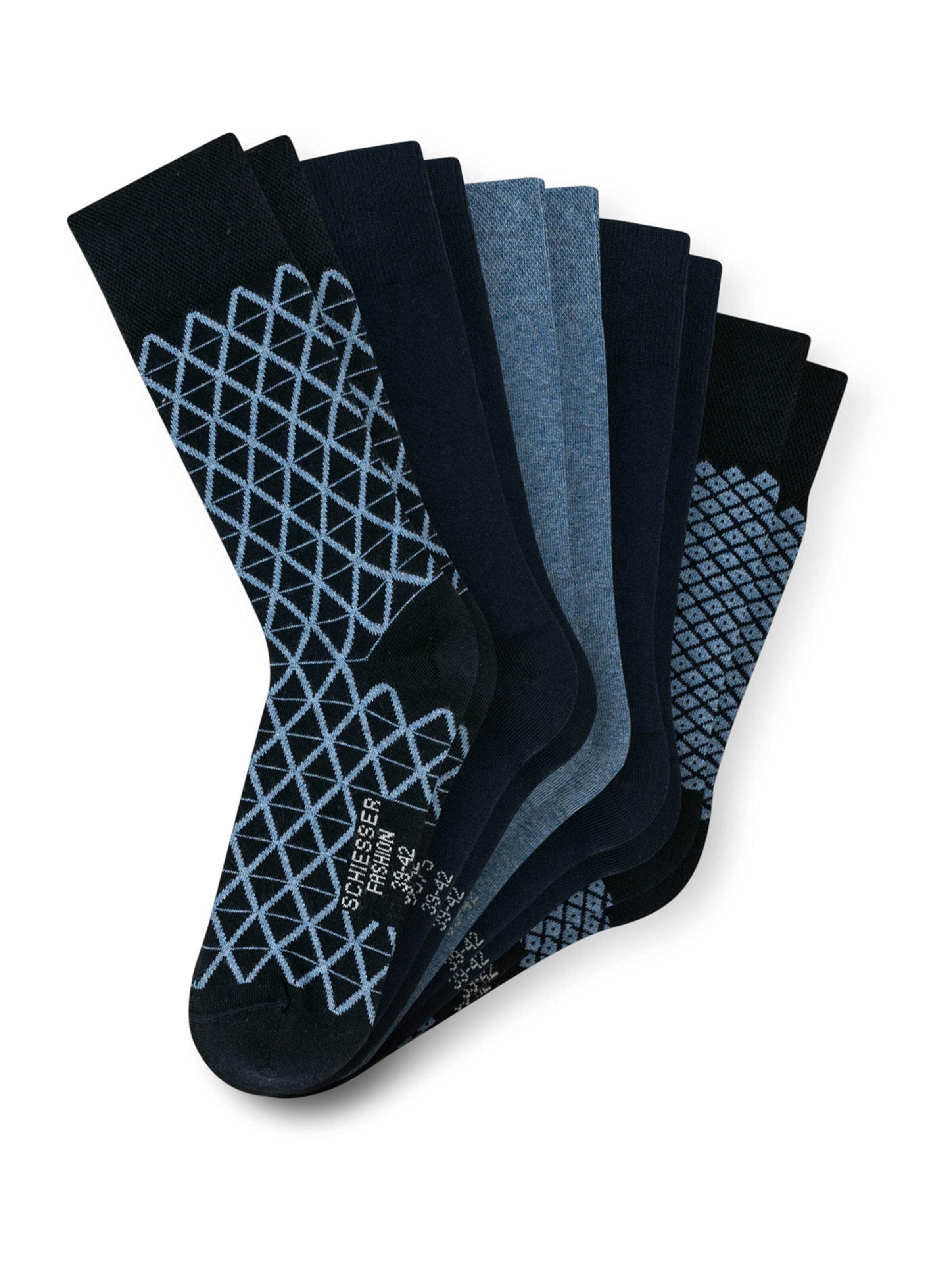 SCHIESSER Socken 'Bluebird' in Blau