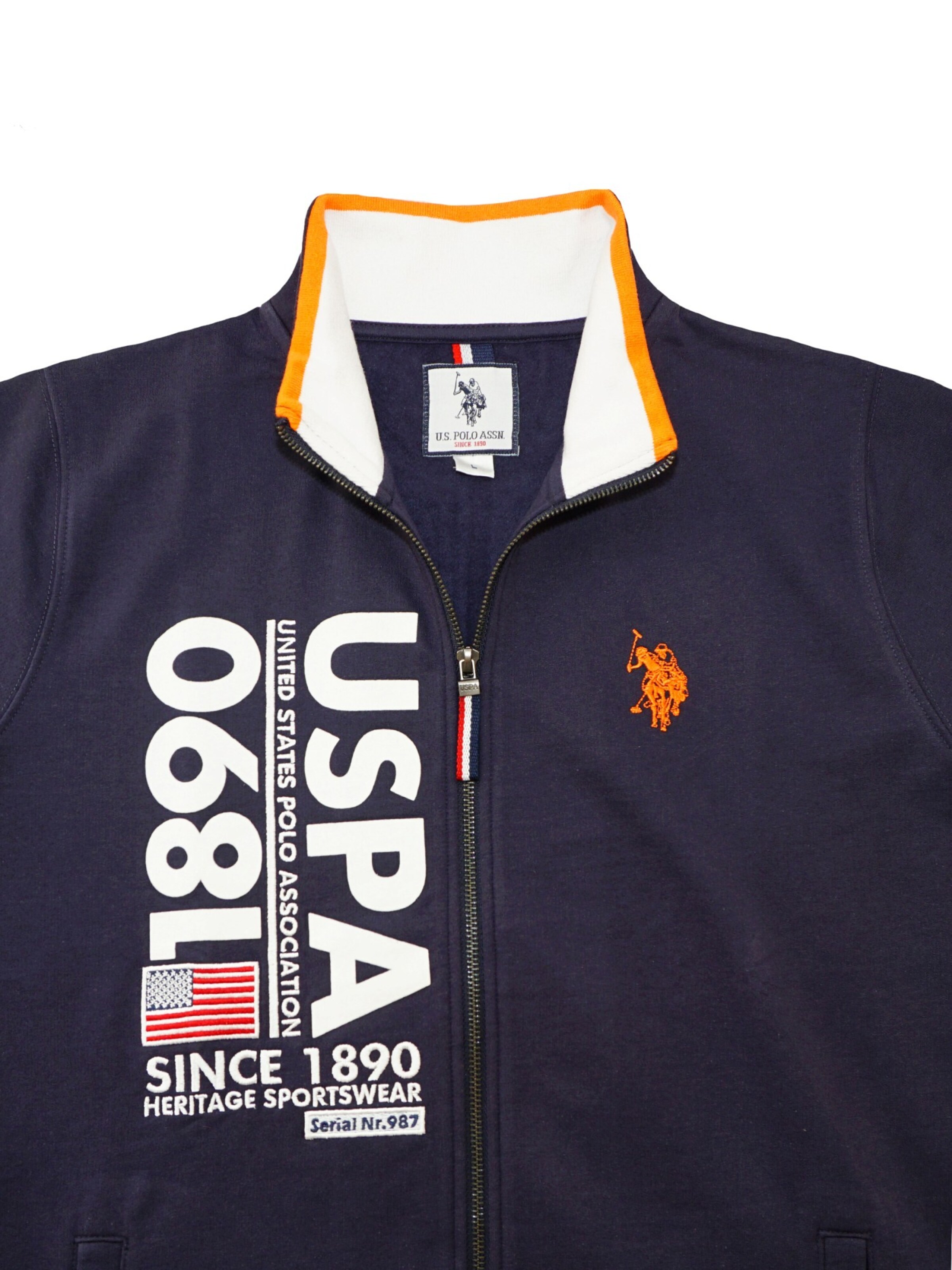Giacca di felpa di U.S. POLO ASSN. in blu