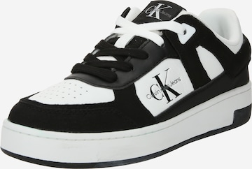 Sneaker low de la Calvin Klein Jeans pe negru: față