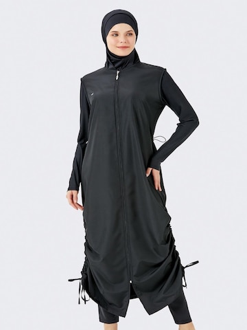 C&City Badeanzug 'Hijab' in Schwarz