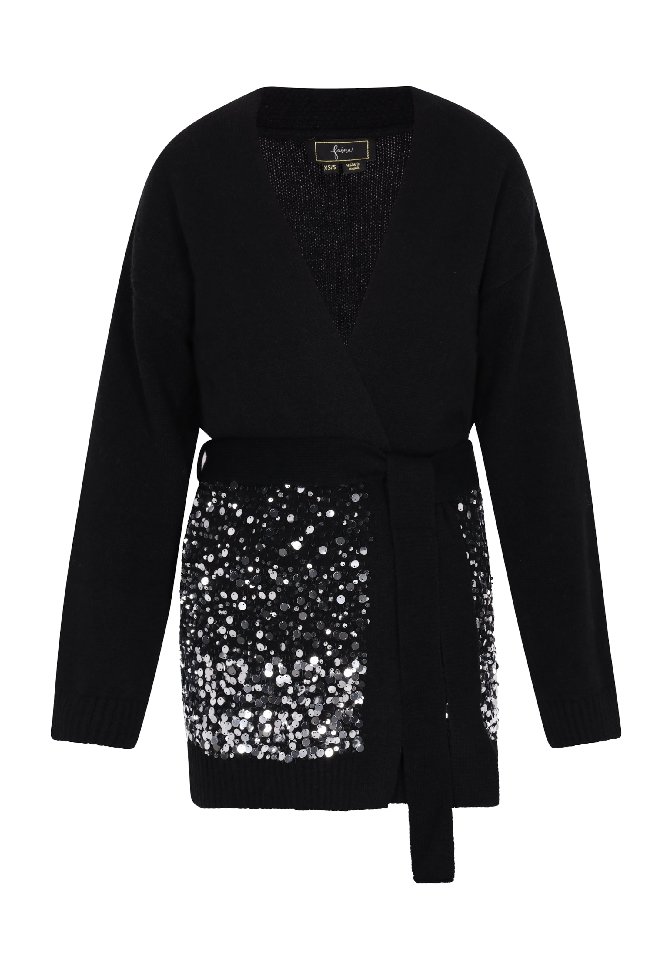 faina Kampsun, värv must: eest vaates