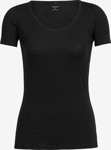 ICEBREAKER - Camiseta 'Siren' en negro: frente