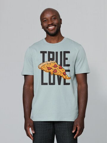 Watapparel Shirt 'True Love' in Groen: voorkant