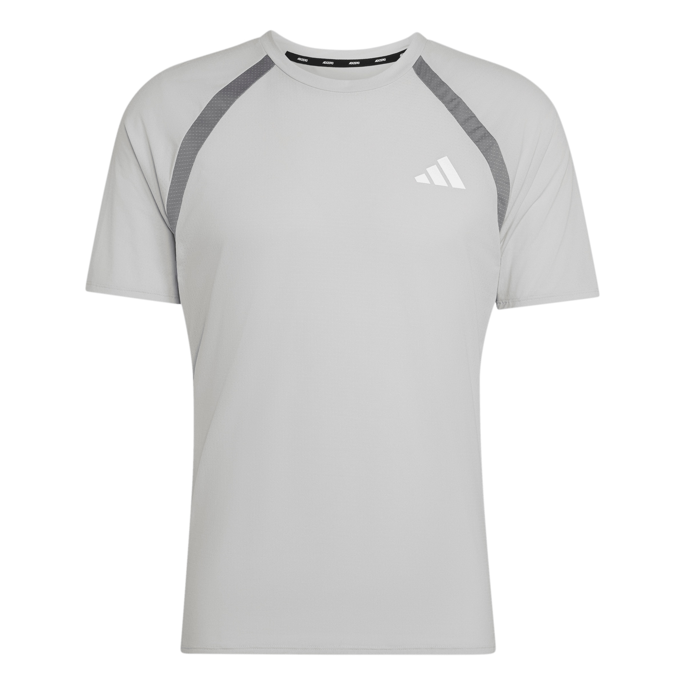 szürke / világosszürke / fehér ADIDAS PERFORMANCE Funkcionális felső 'ADIZERO A' - S, Termék nézet