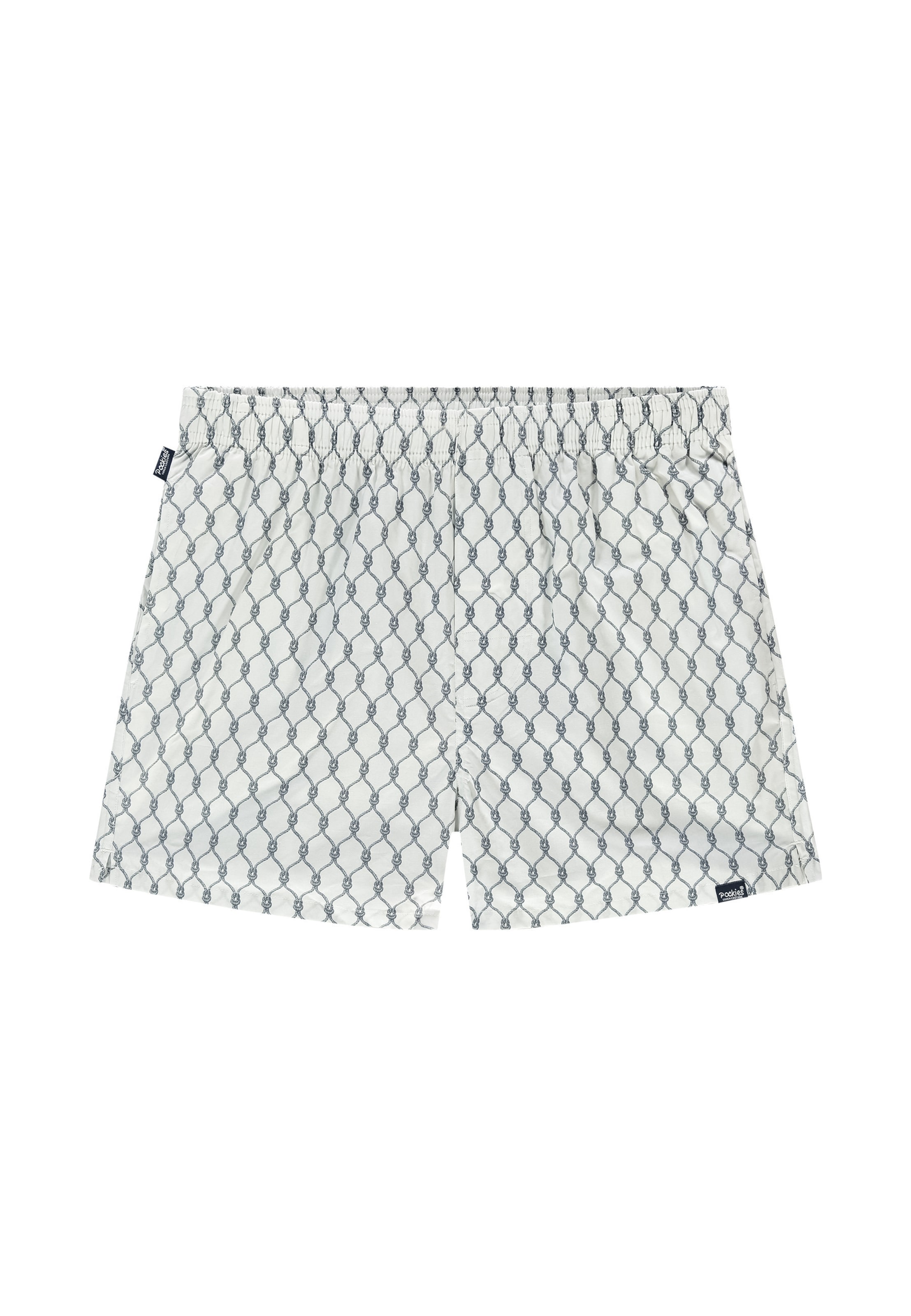 Pockies Boxerky 'Naval' – bílá: přední strana