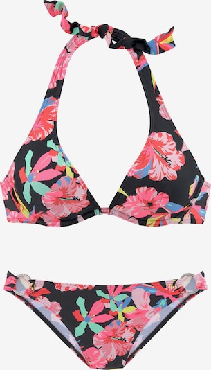 M/C dydžio Bikinis iš CHIEMSEE, spalva – mėtų spalva / ryškiai rožinė spalva / raudona / juoda, Prekių apžvalga