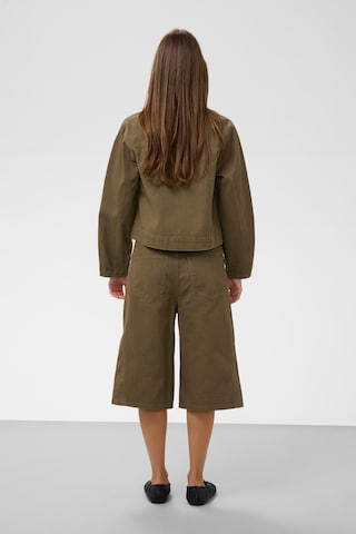 SOAKED IN LUXURY - Loosefit Calças 'Sanaga' em castanho