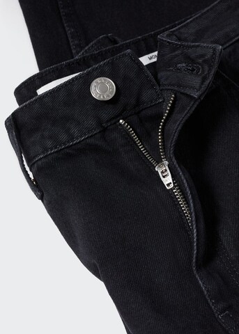 Regular Jean 'mom 2000' MANGO en noir