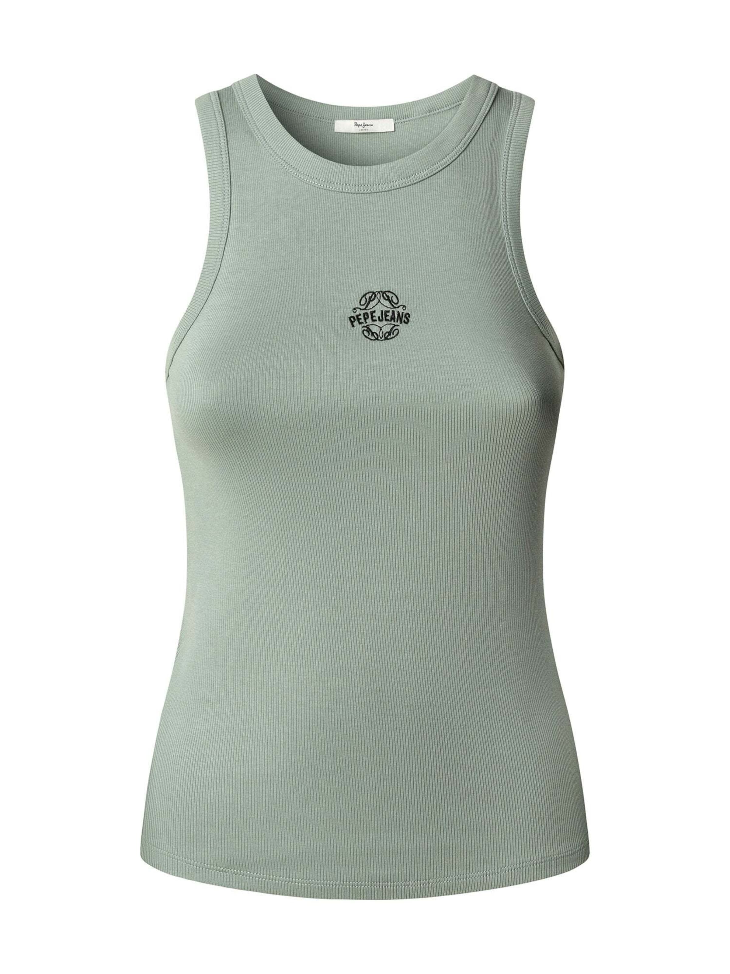 Pepe Jeans Top 'Phoenix' in Groen: voorkant