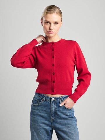 America Today Gebreid vest in Rood: voorkant