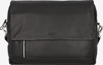 Alassio Messenger 'Oro' in Black: front