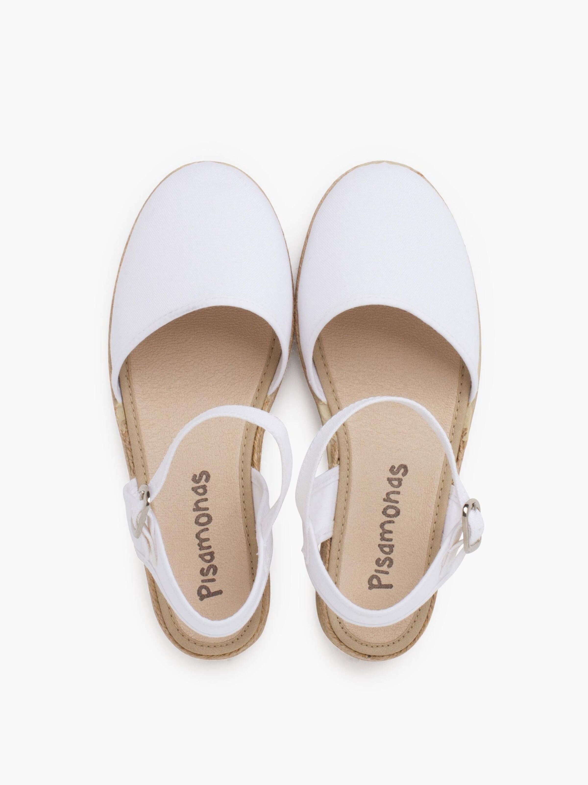 Pisamonas - Sandalias en blanco