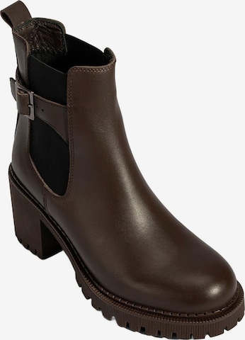Desa Boots 'Stiefeletten' in Brown: front