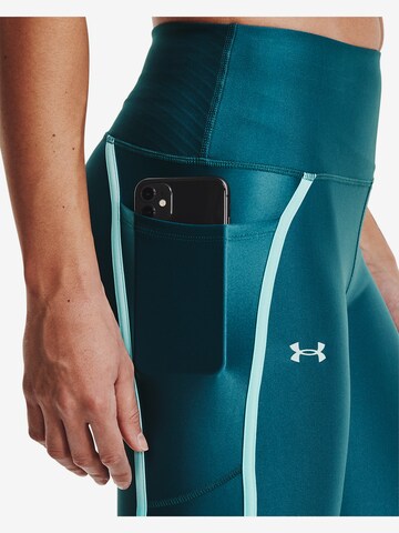 UNDER ARMOUR Skinny Sportovní kalhoty – modrá