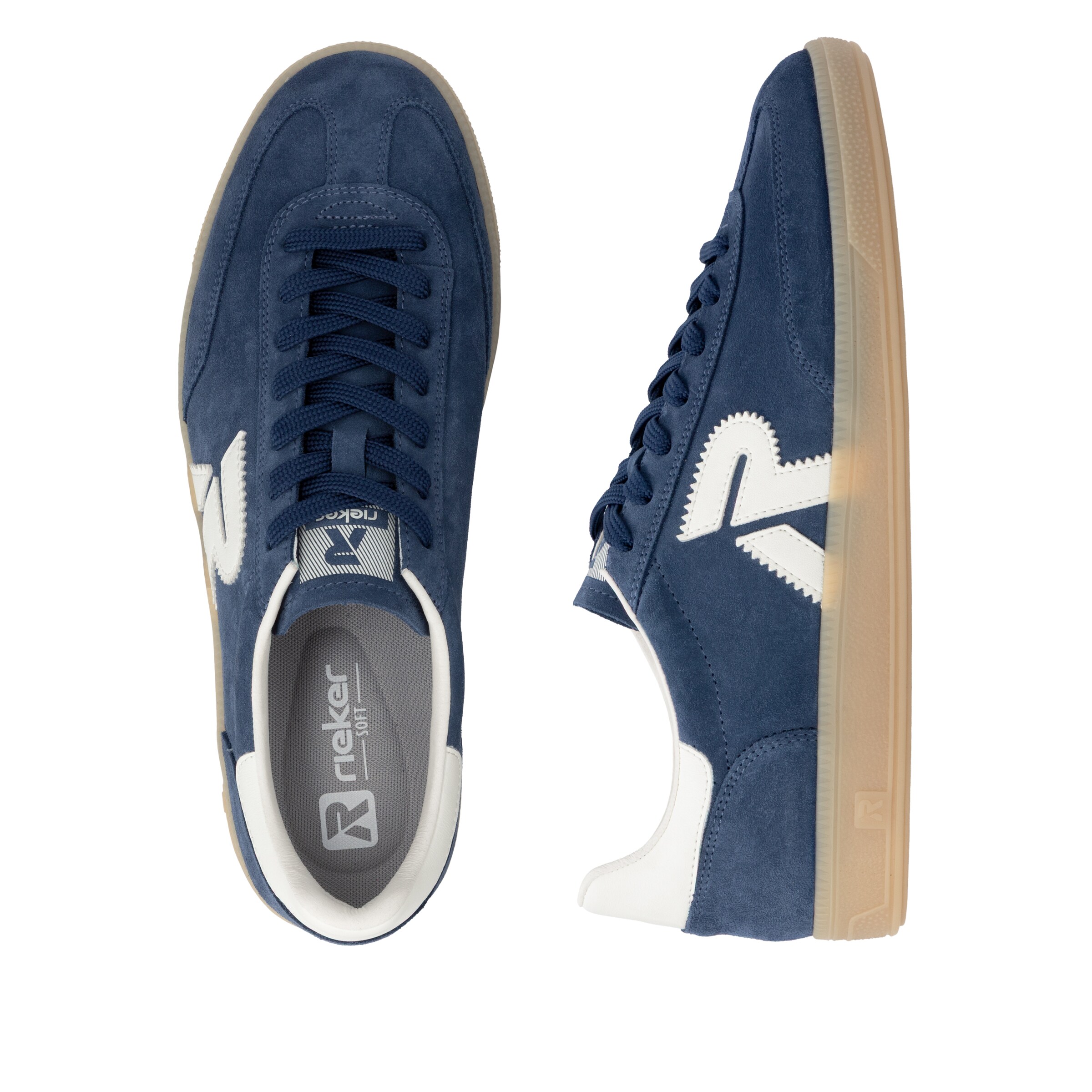 Baskets basses 'San Diego' Rieker Sport en bleu