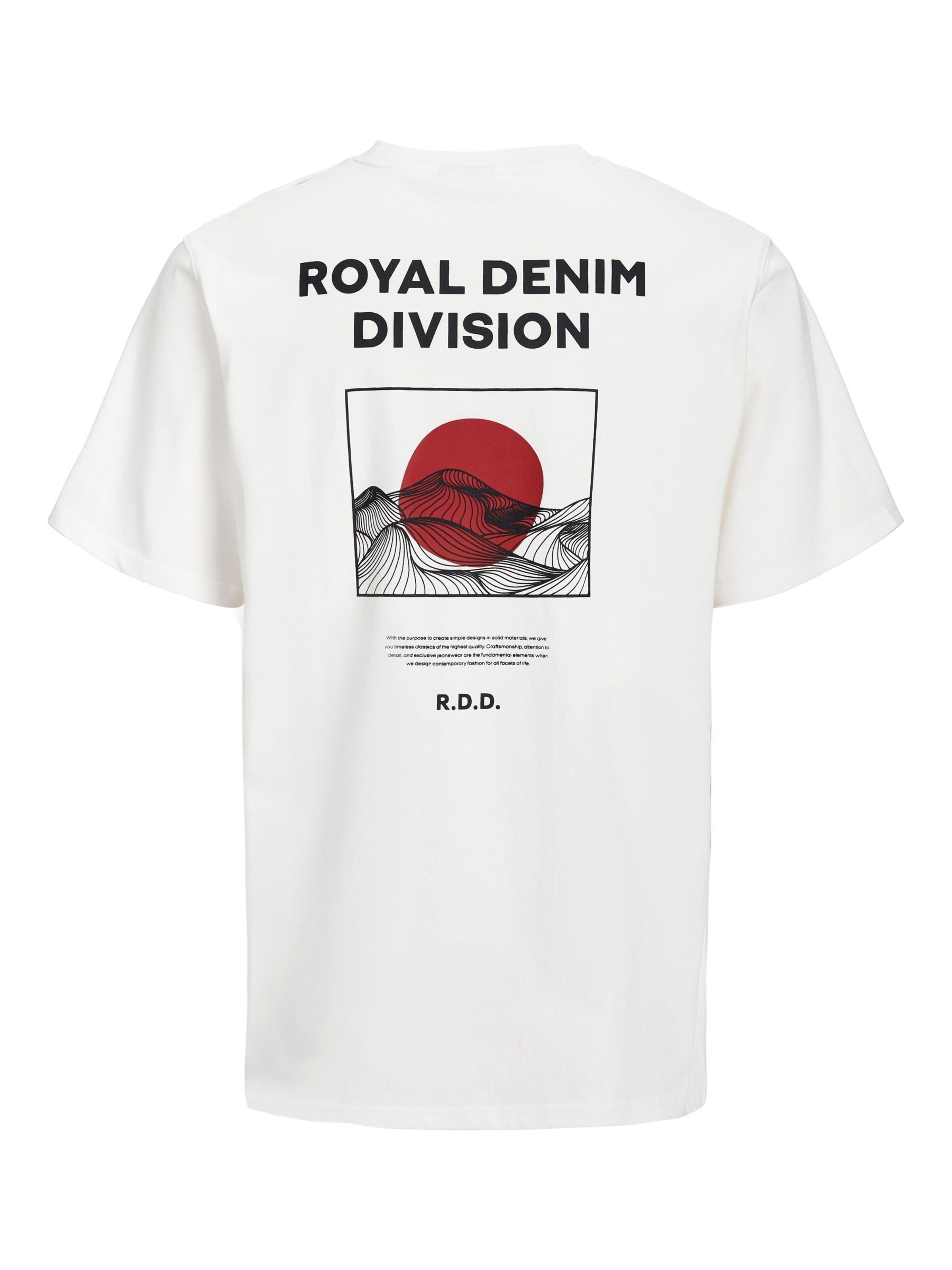 R.D.D. ROYAL DENIM DIVISION - Camiseta en blanco
