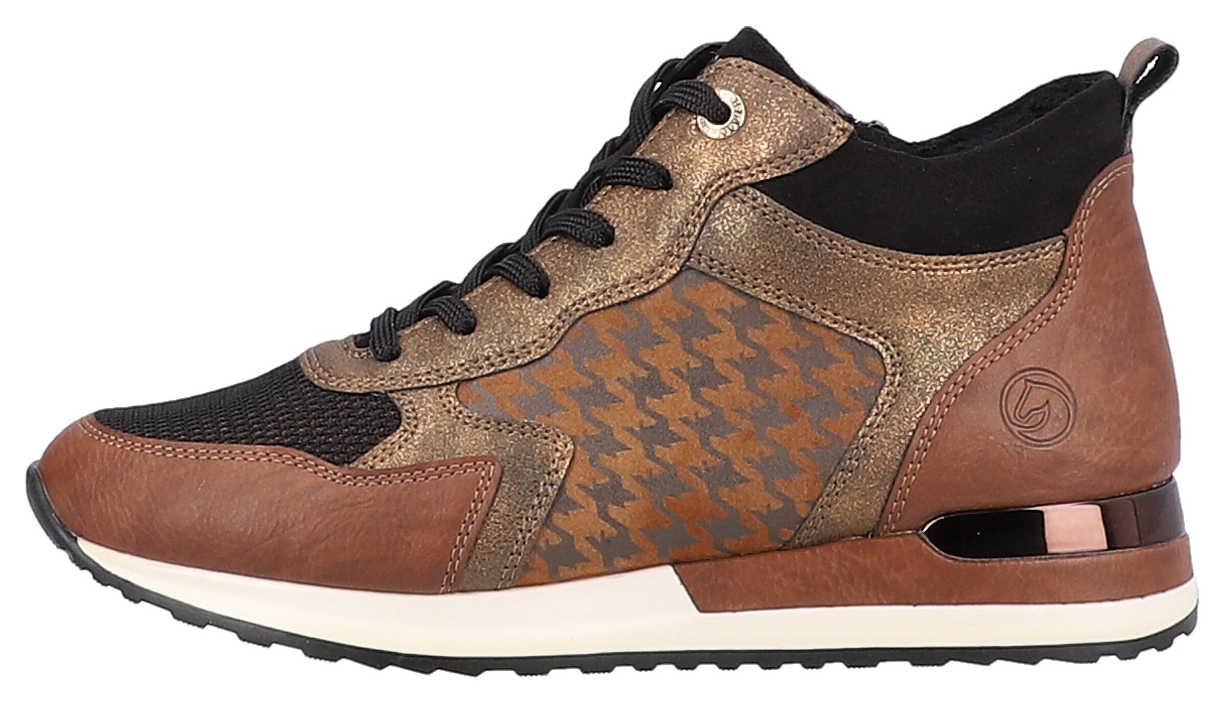 Sneaker alta di REMONTE in marrone