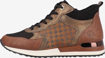 REMONTE High-Top Sneakers in Brown