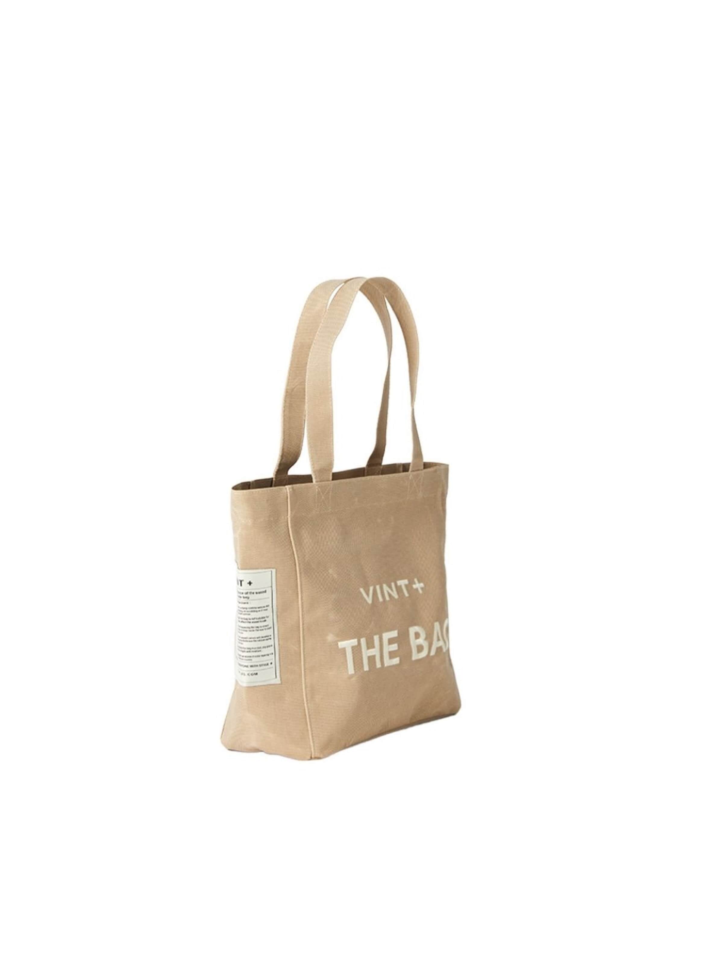 VINT+ Shopper 'Tote Bag Big' in Beige