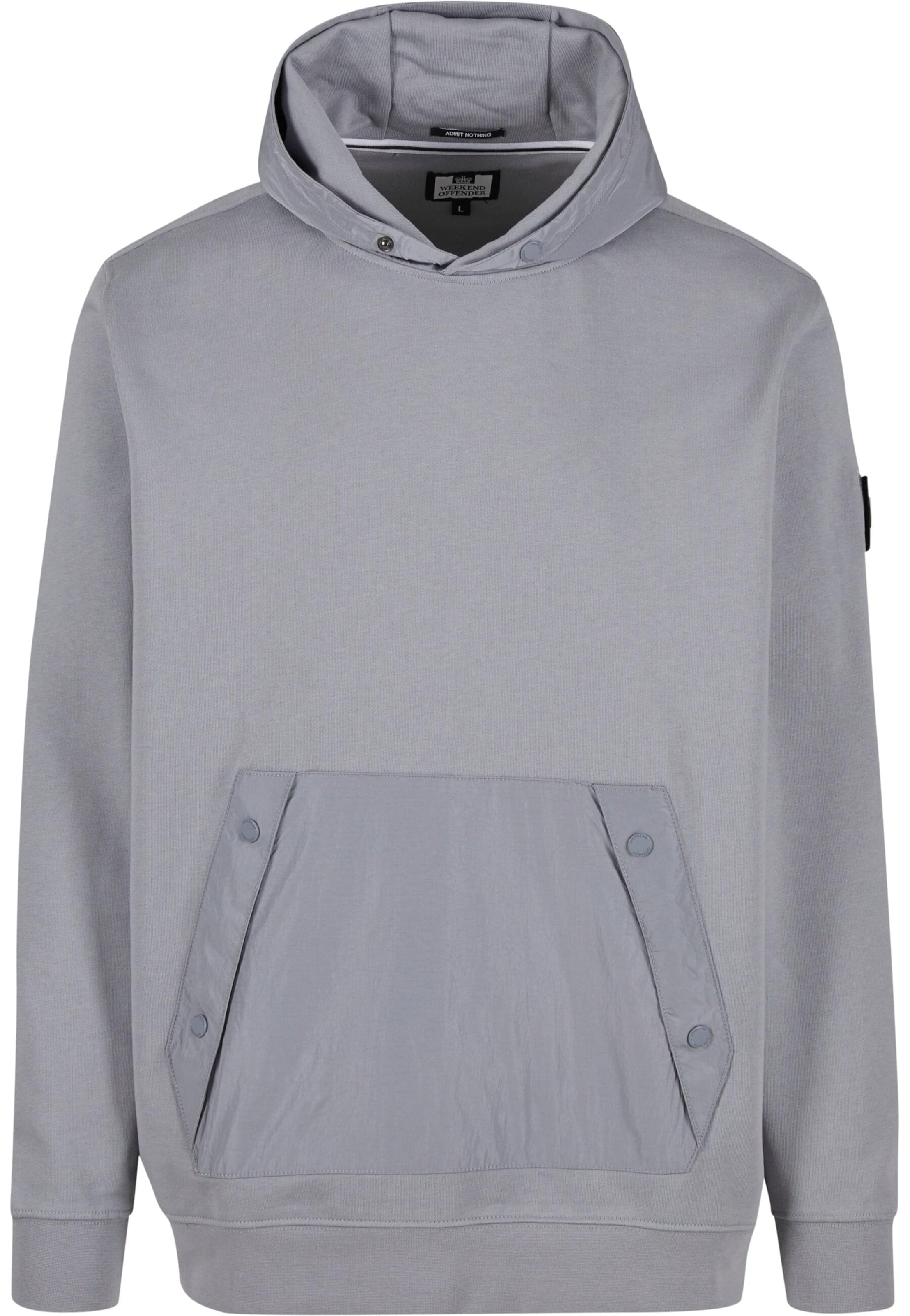 Sweat-shirt 'Sumida' Weekend Offender en gris : devant