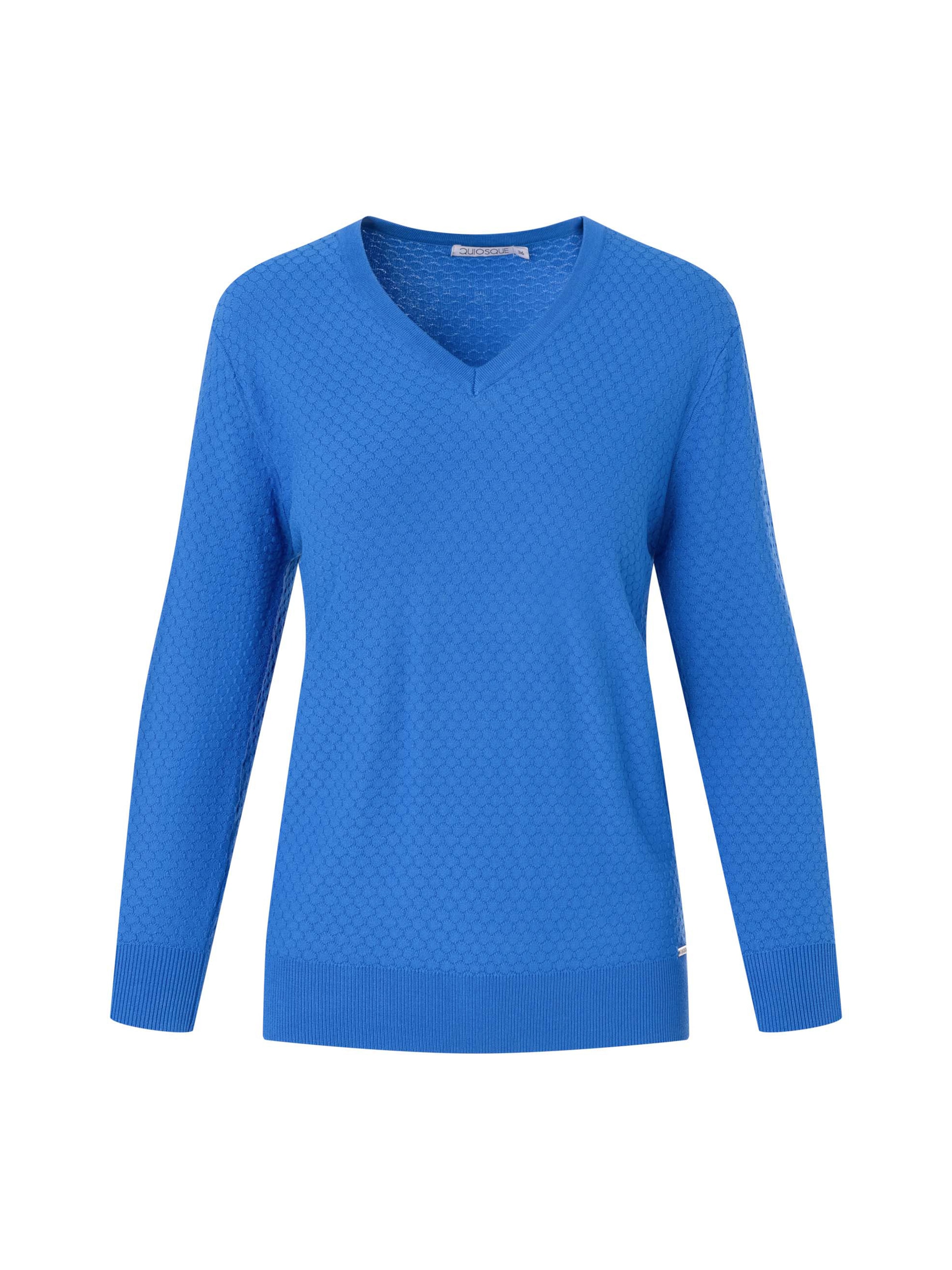 Quiosque Svetr – modrá: přední strana