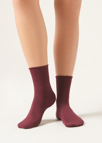 CALZEDONIA Socks in Red: front