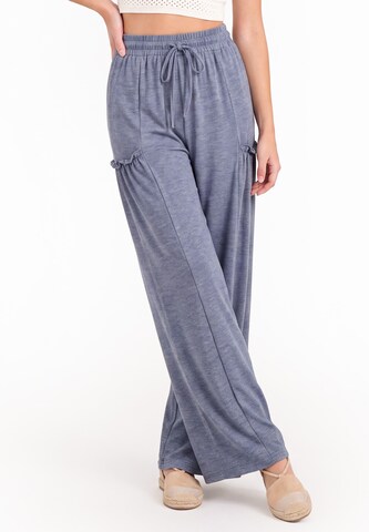 IZIA - Loosefit Pantalón en gris: frente