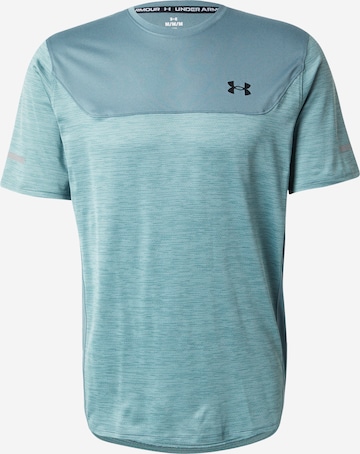 UNDER ARMOUR Функциональная футболка 'Tech Utility' в Синий: спереди