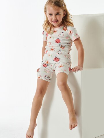 SCHIESSER Pajamas ' Nature Love ' in White