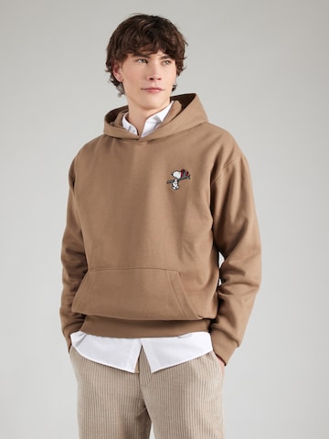 Sweat-shirt s.Oliver en marron : devant