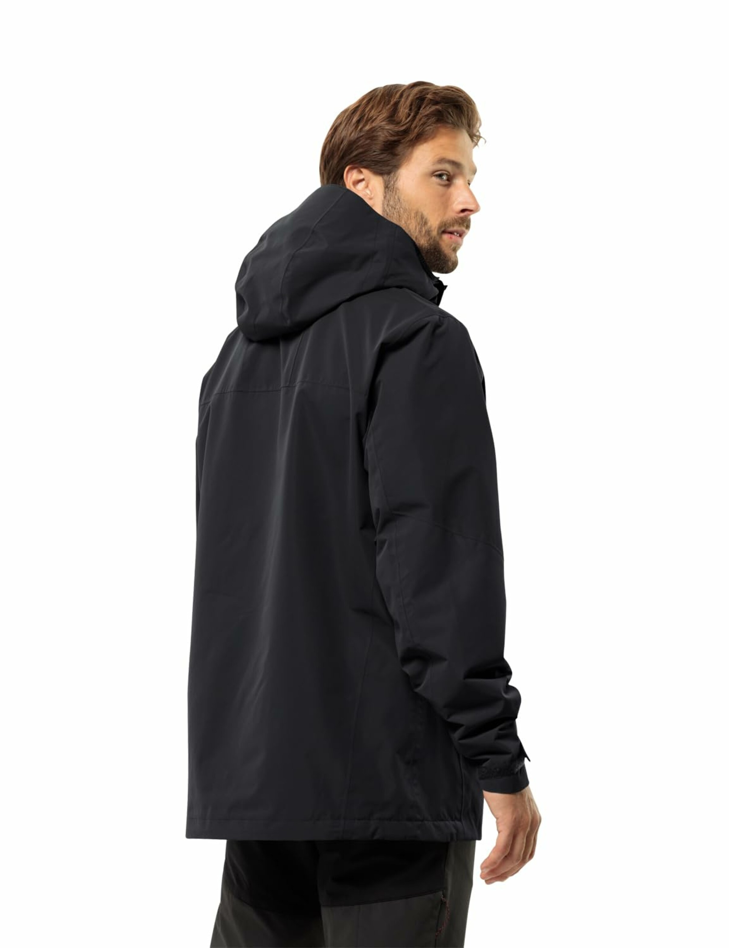 JACK WOLFSKIN Outdoorjacke in Schwarz